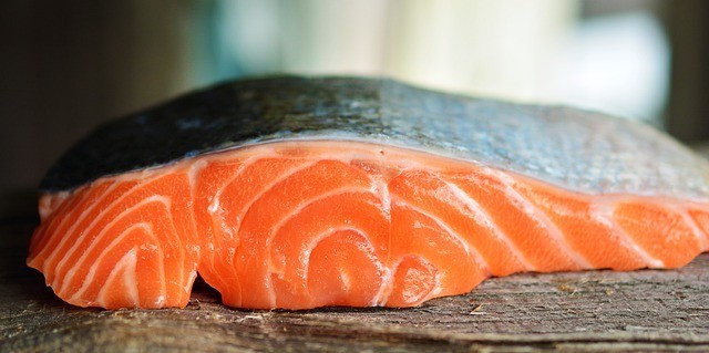 Image of portion of salmon.